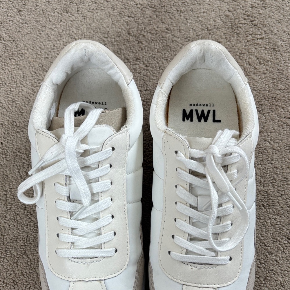 Madewell White Athletic Shoes